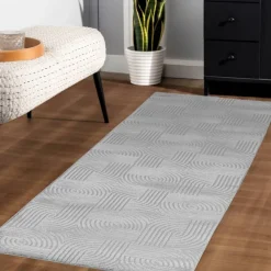 Ayyildiz Teppich SAHARA silber B/L: ca. 80x250 cm
