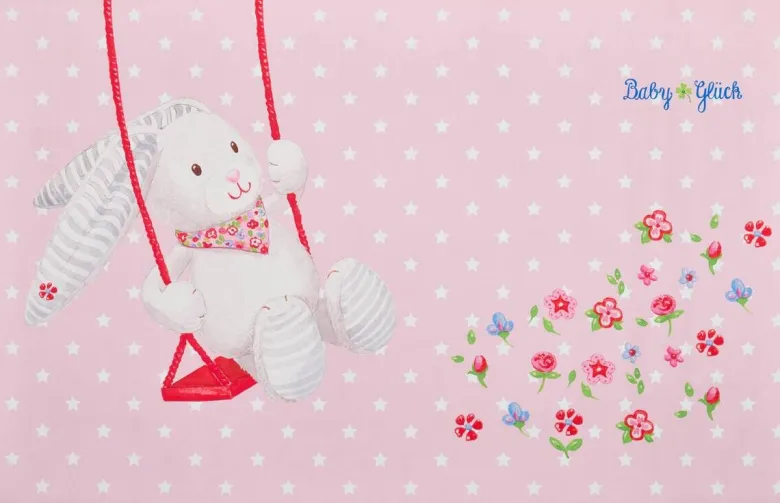 Baby Glück Kinderteppich rosa B/L: ca. 100x160 cm