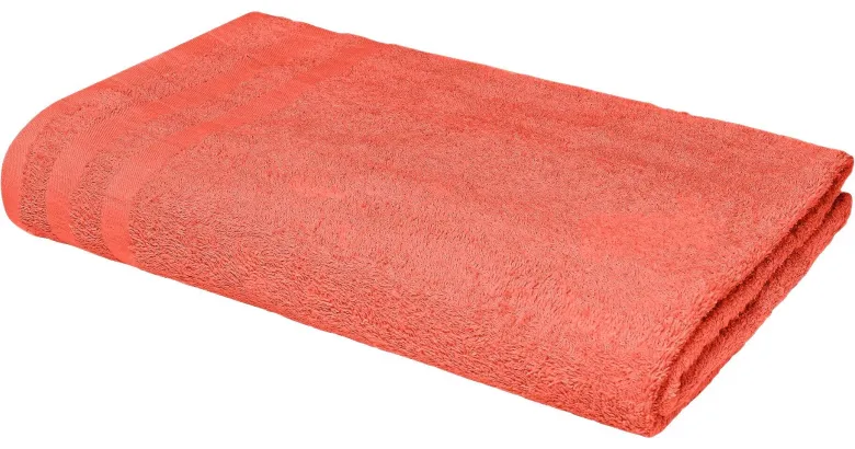 Badetuch Miami koralle Baumwolle B/L: ca. 100x150 cm