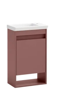 Badezimmer-Set Avio mauve B/H/T: ca. 45,5x80x27,5 cm