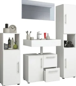 Badezimmer-Set Flandu weiß B/H/T: ca. 61x51x32 cm
