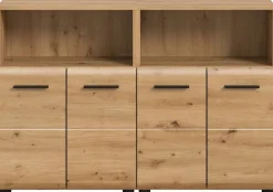 Badezimmer-Set Ice Artisan Oak Nachbildung B/H/T: ca. 120x80x30 cm