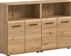 Badezimmer-Set Ice Artisan Oak Nachbildung B/H/T: ca. 120x80x30 cm