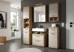 Badezimmer-Set Scout Evoke Oak Nachbildung Kaschmirgrau Nachbildung B/H/T: ca. 164x191x34 cm