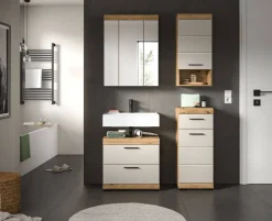 Badezimmer-Set Scout Evoke Oak Nachbildung Kaschmirgrau Nachbildung B/H/T: ca. 112x191x34 cm