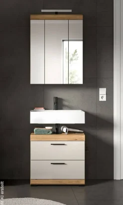 Badezimmer-Set Scout Evoke Oak Nachbildung Kaschmirgrau Nachbildung B/H/T: ca. 60x191x34 cm