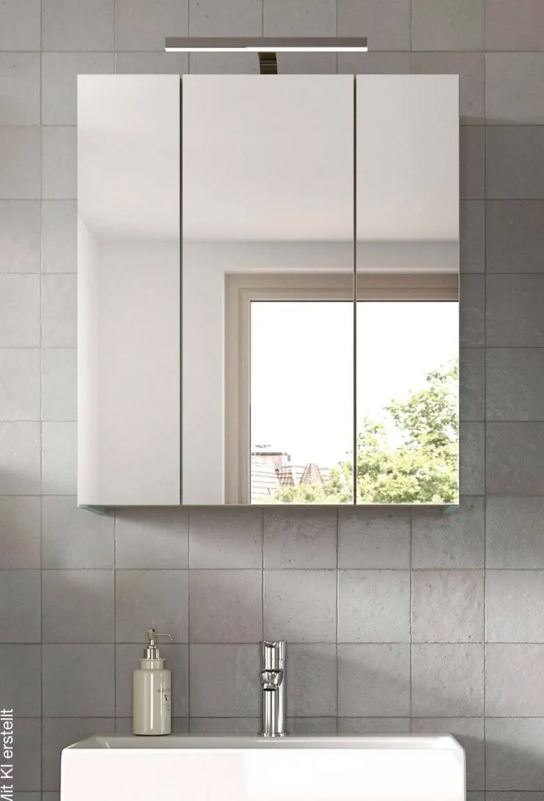 Badezimmer-Set STAR Eiche Nachbildung B/H/T: ca. 60x68x19 cm