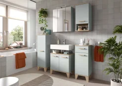 Badezimmer-Set STAR Eiche Nachbildung B/H/T: ca. 60x68x19 cm