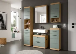 Badhängeschrank Scout Eiche Artisan Nachbildung salbei Nachbildung B/H/T: ca. 37x79x24 cm
