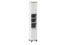 Badhochschrank Jelda Eiche Landhaus Nachbildung B/H/T: ca. 30x181x33 cm