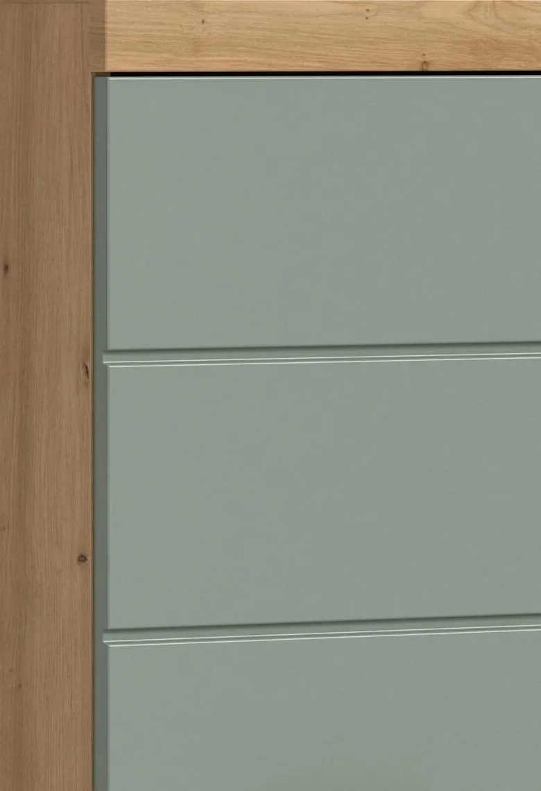 Badhochschrank Scout Eiche Artisan Nachbildung salbei Nachbildung B/H/T: ca. 37x191x31 cm