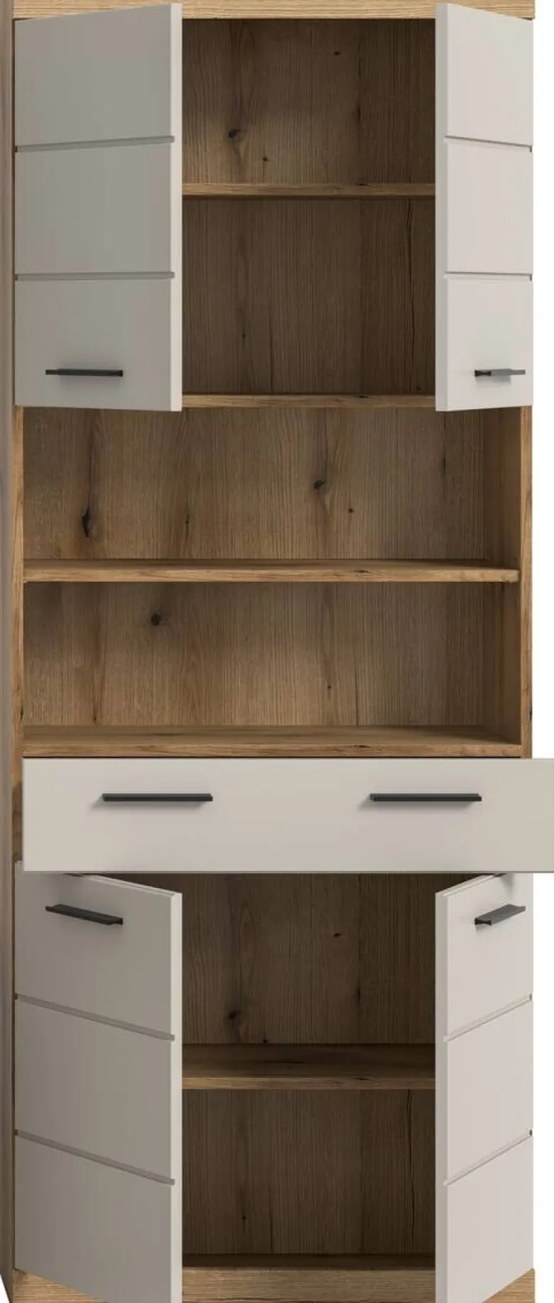 Badhochschrank Scout Evoke Oak Nachbildung Kaschmirgrau Nachbildung B/H/T: ca. 74x191x31 cm