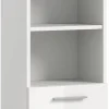 Badhochschrank Scout weiß weiß Hochglanz B/H/T: ca. 37x191x31 cm