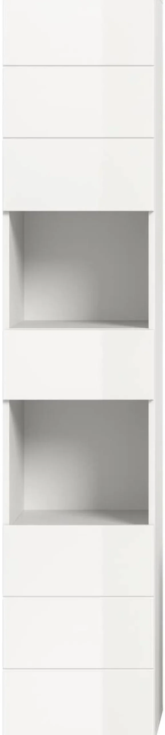Badhochschrank VIRA weiß weiß Hochglanz B/H/T: ca. 38x190x34 cm