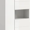 Badhochschrank VIRA weiß weiß Hochglanz B/H/T: ca. 60x133x34 cm