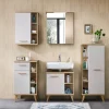 Badkommode Quickset 966 Rivera Eiche Nachbildung creme B/H/T: ca. 51x90x33 cm