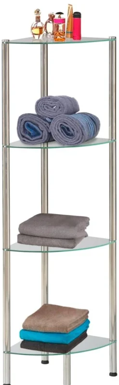 Badregal Edelstahl Edelstahl B/H/T: ca. 28x112x28 cm