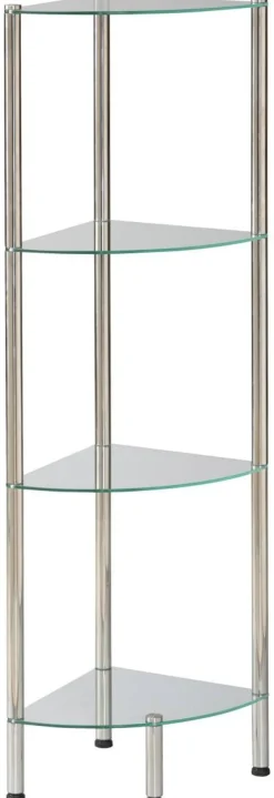 Badregal Edelstahl Edelstahl B/H/T: ca. 28x112x28 cm