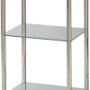 Badregal Edelstahl Edelstahl B/H/T: ca. 28x79x28 cm