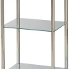 Badregal Edelstahl Edelstahl B/H/T: ca. 40x79x30 cm