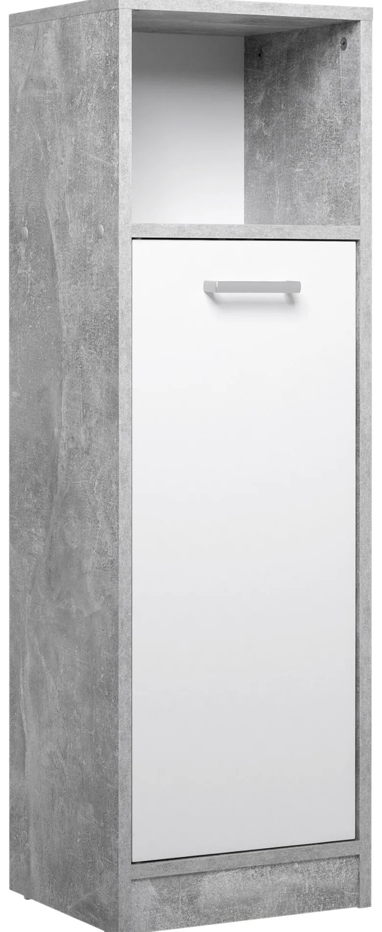 Bad-Set Madeira Beton Optik weiß B/H/T: ca. 123x76,5x28 cm