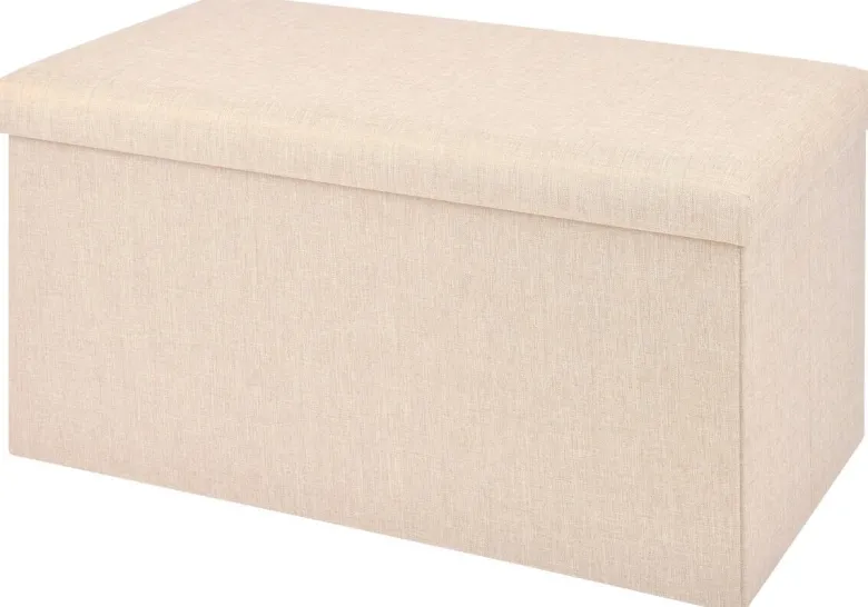 Bank beige B/H/L: ca. 38x38x76 cm