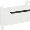 Bank Bosse weiß lackiert B/H/T: ca. 88x43x38 cm