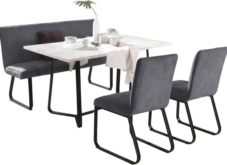 Bank TALEA dunkelgrau B/H/T: ca. 140x92x59 cm