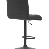 Barhocker Erika anthrazit Microfaser Webstoff B/H/T: ca. 47x93x57 cm