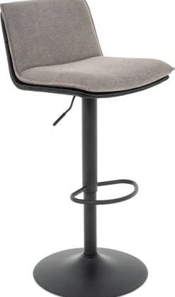 Barhocker FM-1046 anthrazit Microfaser B/H/T: ca. 46x86x53 cm