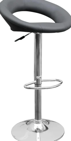 Barhocker FM-120 grau B/H/T: ca. 57x82x51 cm
