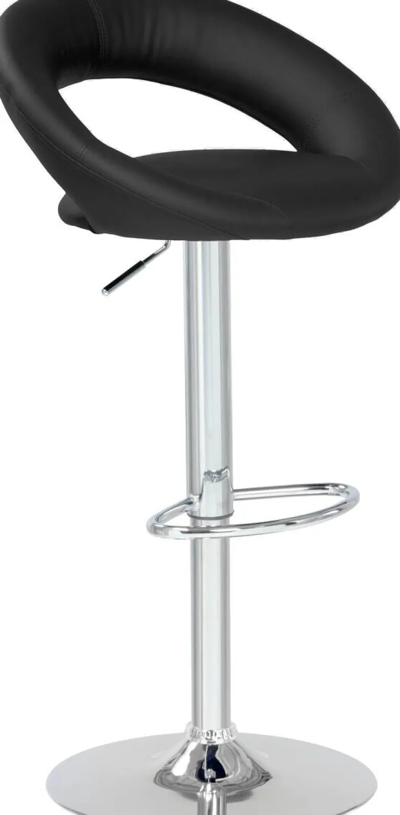 Barhocker FM-120 schwarz B/H/T: ca. 57x82x51 cm