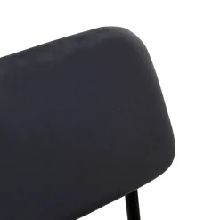 Barhocker MIKA schwarz Samt B/H/T: ca. 48,5x111x50 cm