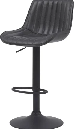 Barhocker Sabine anthrazit Microfaser B/H/T: ca. 44x88x54 cm