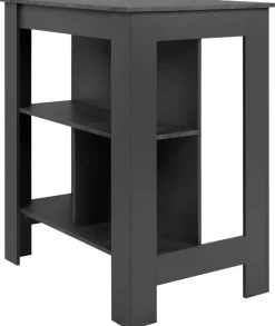 Bartisch Atlanta Schiefergrau Spanplatte B/H/T: ca. 92x106x68 cm