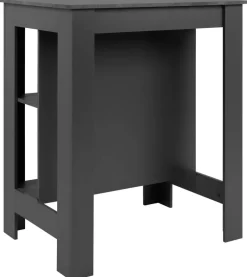 Bartisch Atlanta Schiefergrau Spanplatte B/H/T: ca. 92x106x68 cm