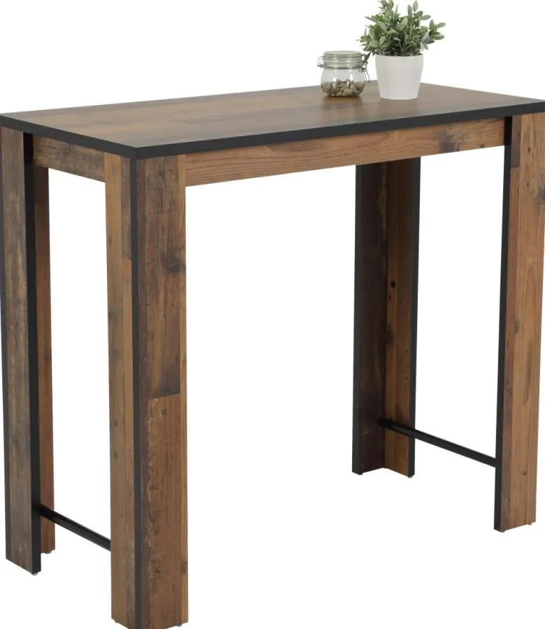 Bartisch Frieda II Eiche Old Wood Nachbildung Holzwerkstoff B/H/T: ca. 120x108x58 cm