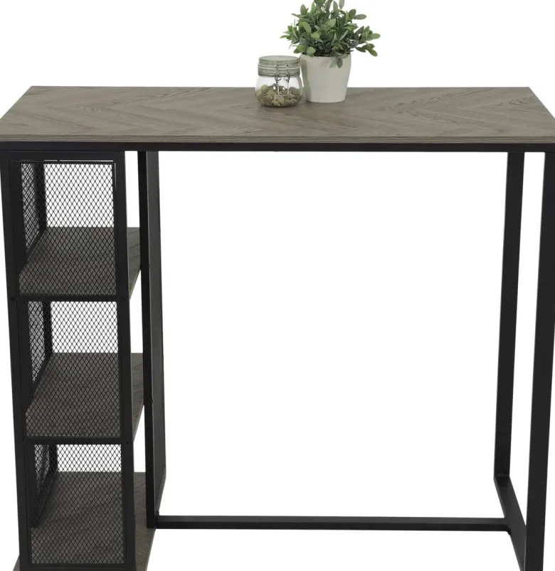 Bartisch Klara grau Holzwerkstoff B/H/T: ca. 120x103x60 cm