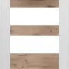 Bartisch Tampa weiß Eiche Nachbildung MDF B/H/T: ca. 92x106x67 cm
