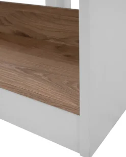 Bartisch Tampa weiß Eiche Nachbildung MDF B/H/T: ca. 92x106x67 cm
