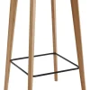Bartisch weiß natur MDF B/H/T: ca. 60x110x60 cm