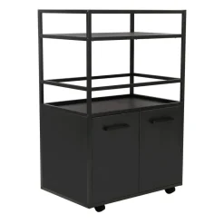 Barwagen Mosaik schwarz Metall B/H/T: ca. 60x94x40 cm
