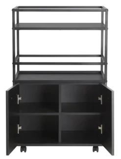 Barwagen Mosaik schwarz Metall B/H/T: ca. 60x94x40 cm