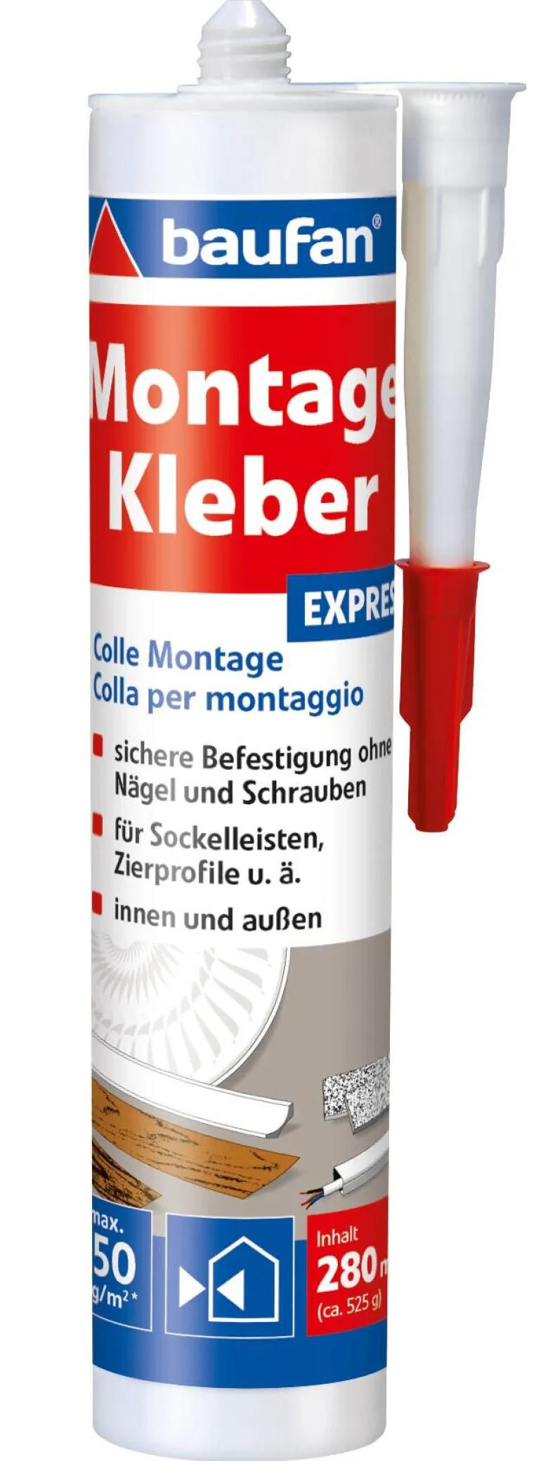 Baufan Montagekleber Express ca. 0,28 l