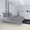 Baumwoll Bettwäsche Cotton touch grau Baumwolle B/L: ca. 135x200 cm