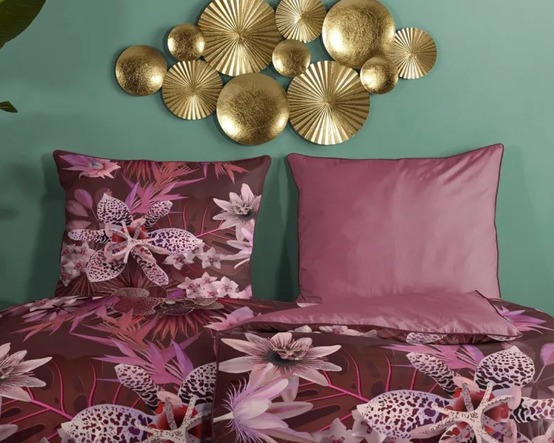 Baumwoll Bettwäsche Farze Satin