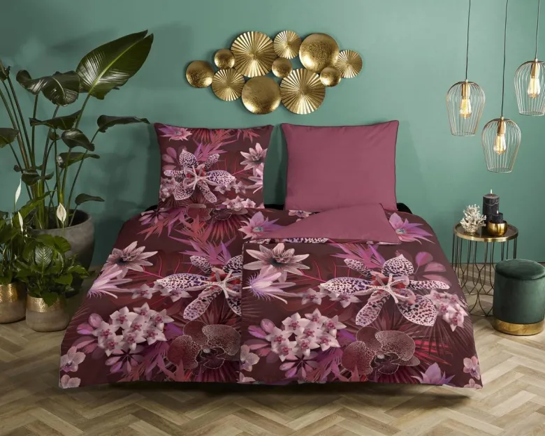 Baumwoll Bettwäsche Farze Satin