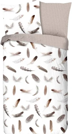 Baumwoll Bettwäsche Feathers Flanell