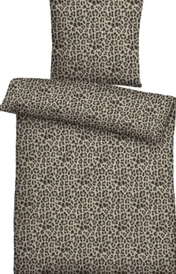 Baumwoll Bettwäsche Renforce braun Baumwolle B/L: ca. 155x220 cm