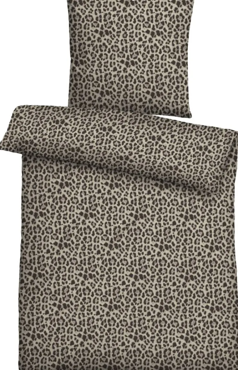 Baumwoll Bettwäsche Renforce braun Baumwolle B/L: ca. 155x220 cm